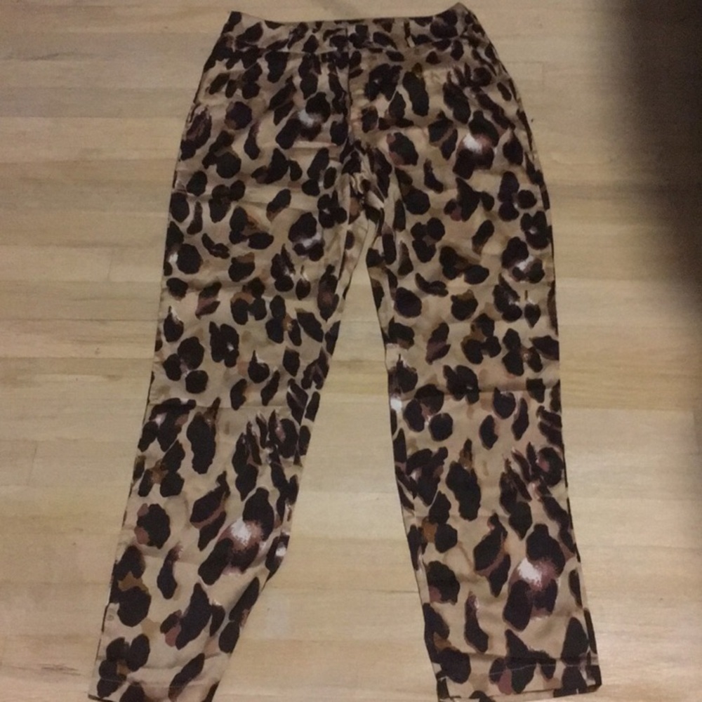Nasty Gal Leopard Print Pants